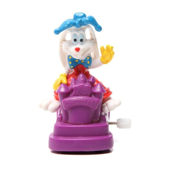 Disney Roger Rabbit Wind Up Toy Car Burger King Kids Club 1991 Retro Purple - Picture 4 of 7